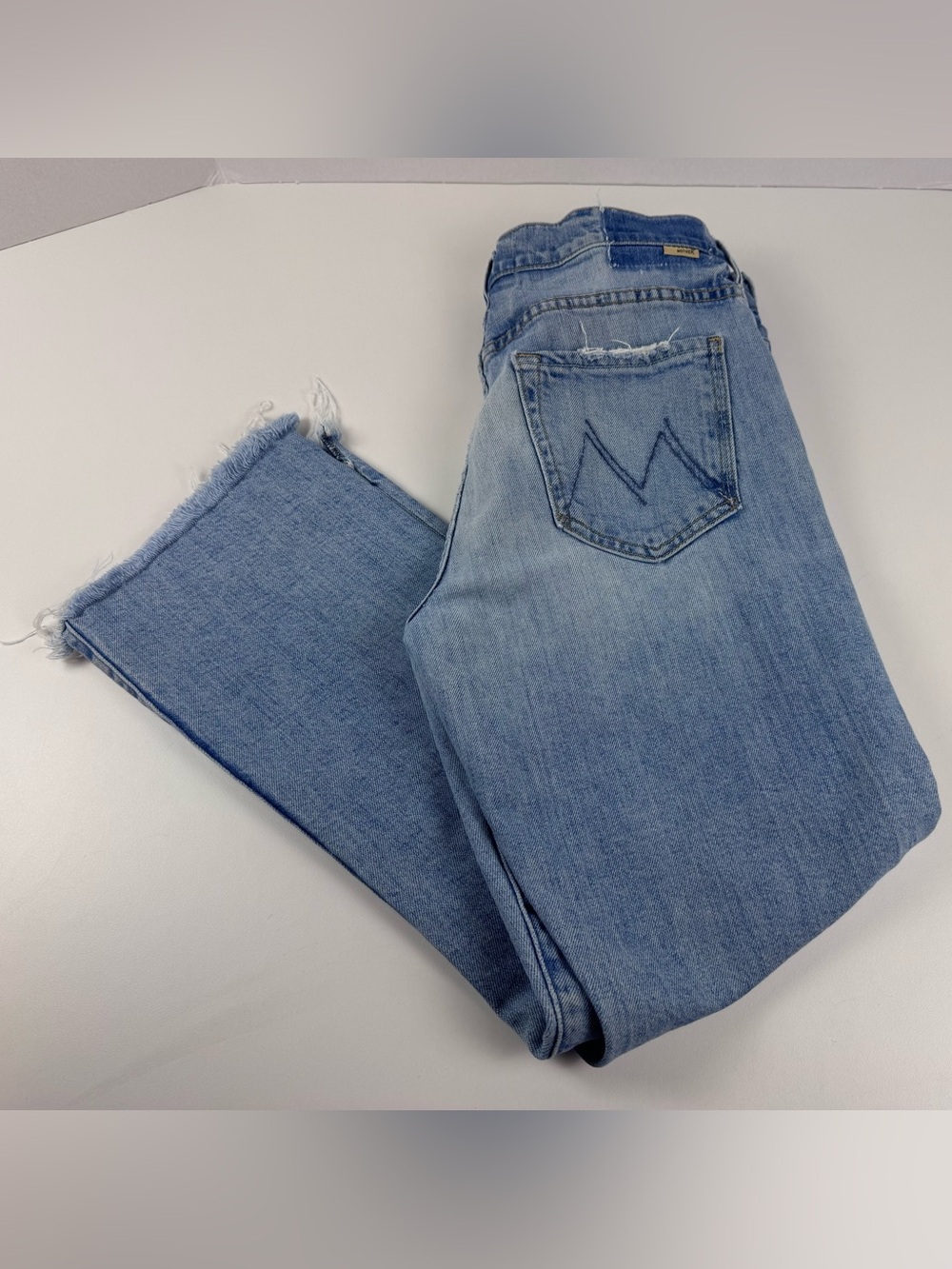 MOTHER Light Blue THE INSIDER CROP
STEP FRAY Jeans Size 29
